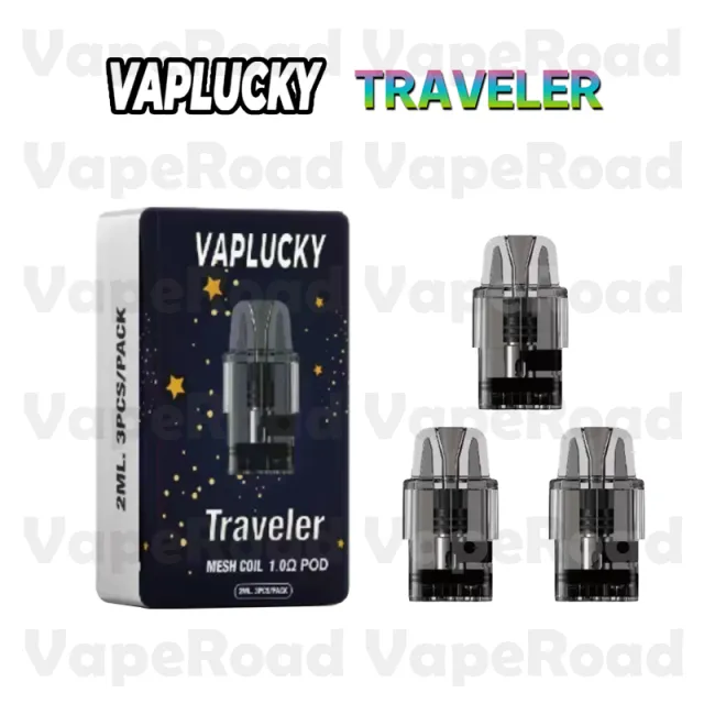Vaplucky Traveler 旅行者 空彈｜原廠替換彈匣・一盒三入・安裝簡單